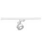 SLV Schienenstrahler Kalu 3-Phasen Aluminium Weiß Rund 13W 970lm 95D - 930 Warmweiß | Höchste Farbwiedergabe - Dimmbar 